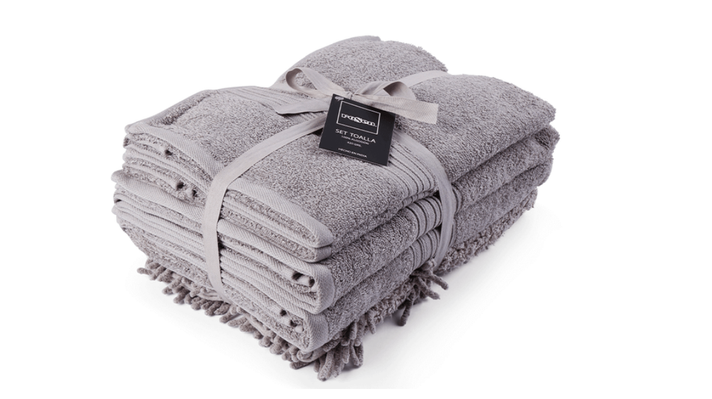 Set de Toallas Rosen 420 Gr Gris-0