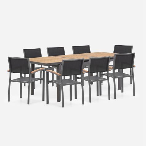 Juego Comedor de Terraza Rosen Ohope 9 Piezas-0