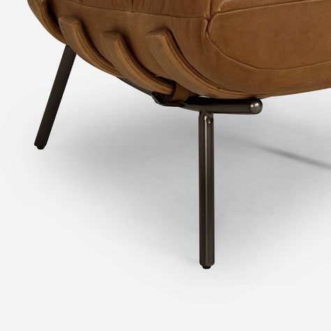 Poltrona Rosen Ponti Cuero Camel-4