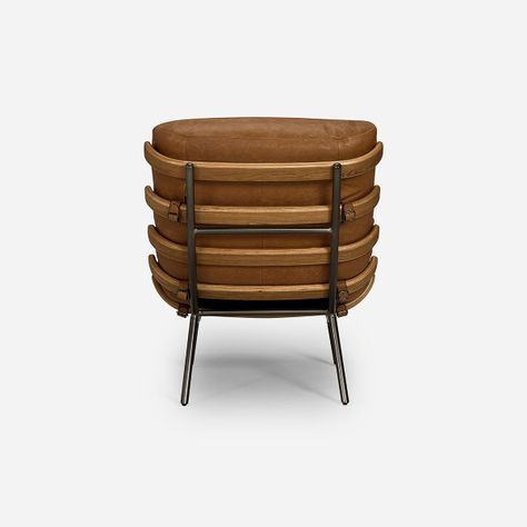 Poltrona Rosen Ponti Cuero Camel-5