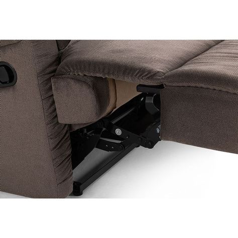 Sofá Reclinable Rosen Jarrie 3 Cuerpos Chex Manual Tela Gris-4