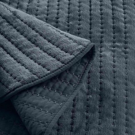 Cubrecama Flannel Supersoft Azul 2 Plazas-3