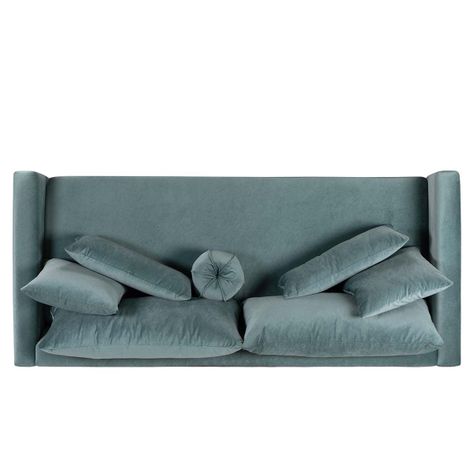 Sofá Rosen Conery 3,5 Cuerpos Tela Teal-5