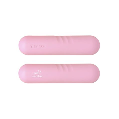 Par de mancuernas 3kg silicona antideslizante y ergonómicas-0