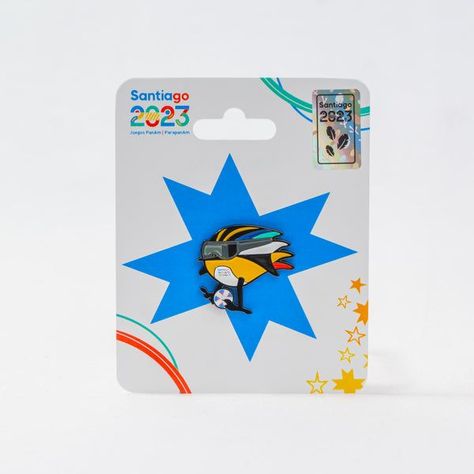 PIN MASCOTA PARAPANAMERICANOS  SANTIAGO 2023 FIU-0