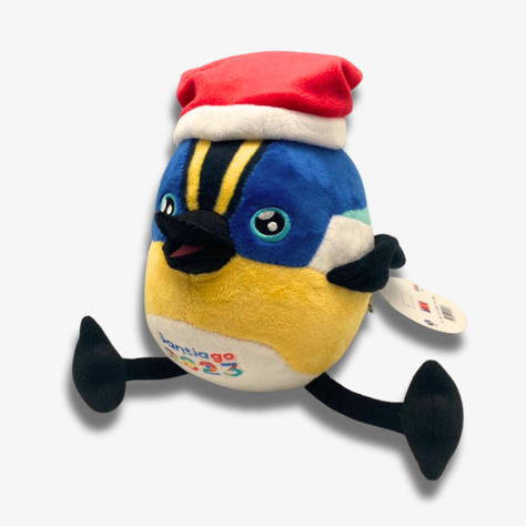 MASCOTA FIU JUEGOS SANTIAGO 2023 20CM ¡EDICIÓN NAVIDAD!-0