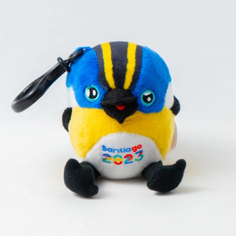 PELUCHE MASCOTA FIU JUEGOS SANTIAGO 2023 12CM-0