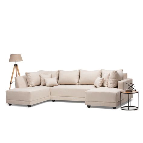 Seccional Doble Chaise Venneto Beige-1