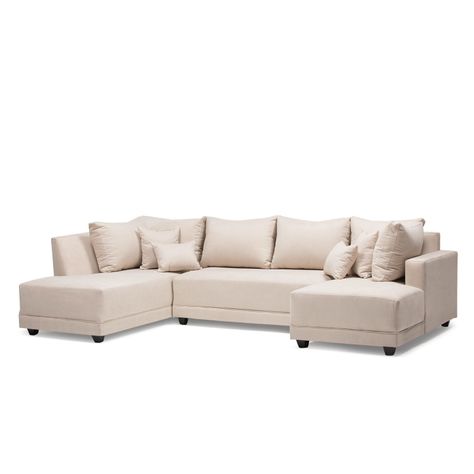 Seccional Doble Chaise Venneto Beige-2
