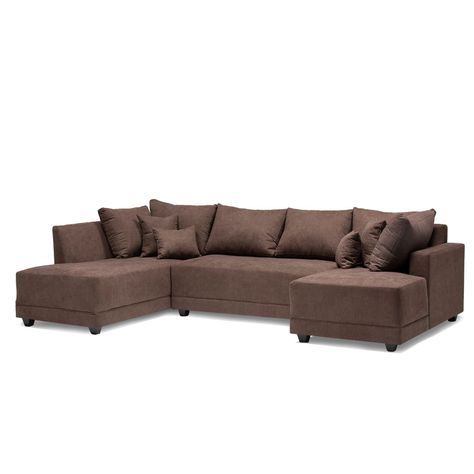 Seccional Doble Chaise Venneto Chocolate-1