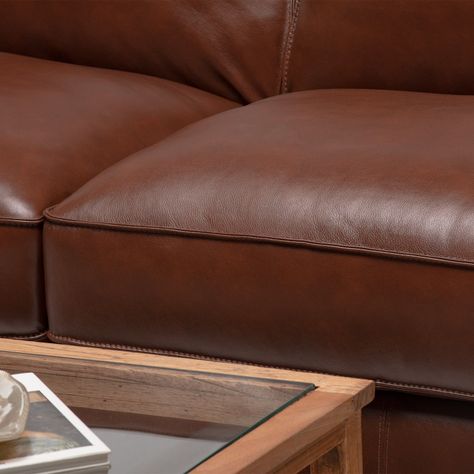 Sofá Andare 3 Cuerpos By Natuzzi Group Marrón-4