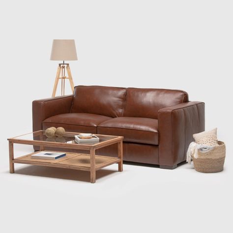Sofá Andare 3 Cuerpos By Natuzzi Group Marrón-2