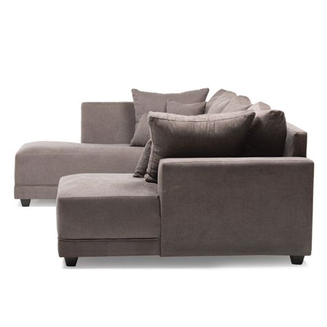 Seccional Doble Chaise Venneto Gris-3