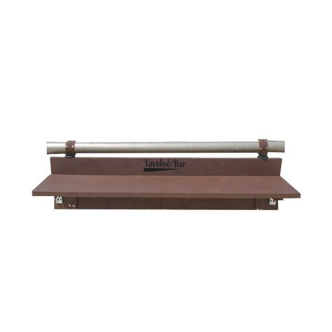MESA PLEGABLE 130X24CM COLOR NOGAL-0