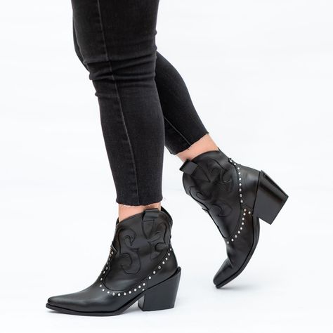 Botin Romina Negro-4