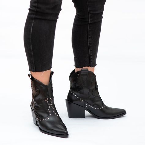 Botin Romina Negro-6