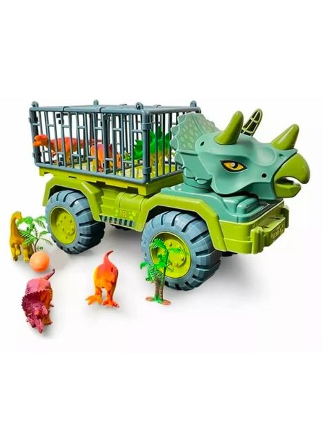 Auto Dinosaurio   Camion Trasportador-0