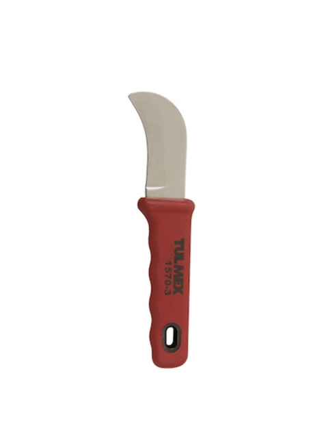 CUCHILLO PELACABLE CURVO AISLADO 1000V TULMEX A1570-3-0