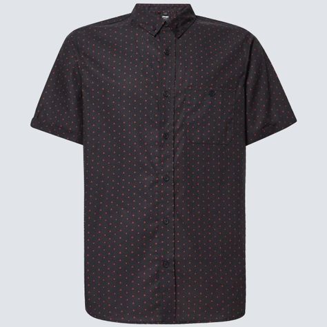 Camisa Oakley Kinney SS Hombre Negro-0