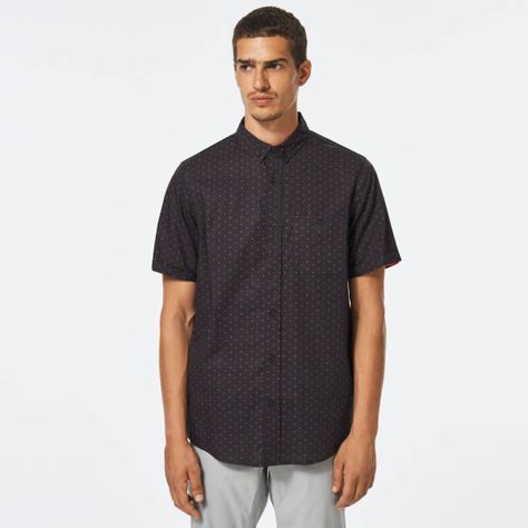 Camisa Oakley Kinney SS Hombre Negro-3
