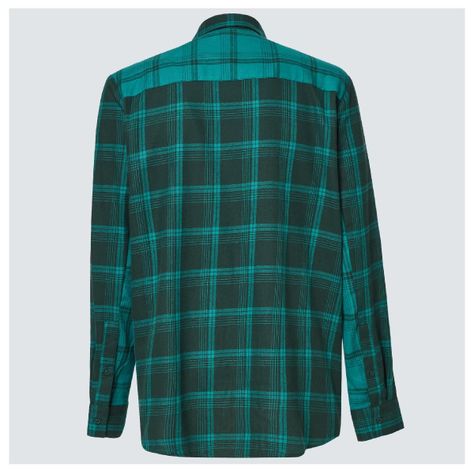 Camisa Oakley Bonfire FZ M/L Hombre Verde-3