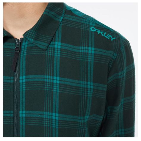 Camisa Oakley Bonfire FZ M/L Hombre Verde-5