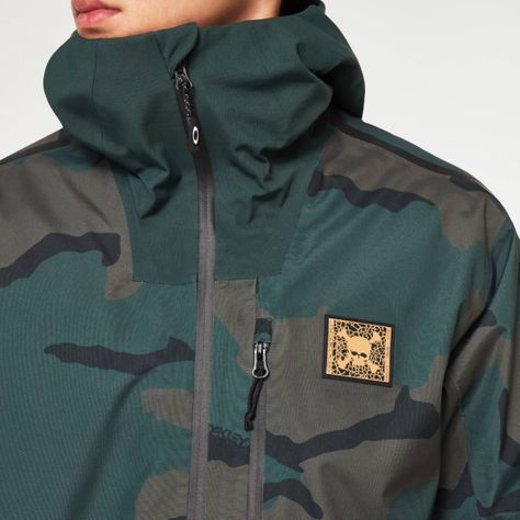 Chaqueta Oakley Snow TC Gunn 2.0 RC Shell Hombre Verde-5