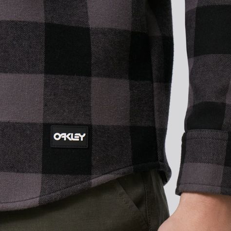 Camisa Hombre Bear Cozy Oakley Black/Gray Check-5