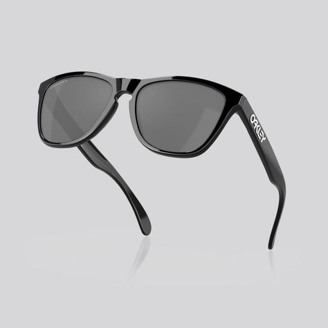Lentes  Frogskins Polished Oakley Black/Prizm Black-3
