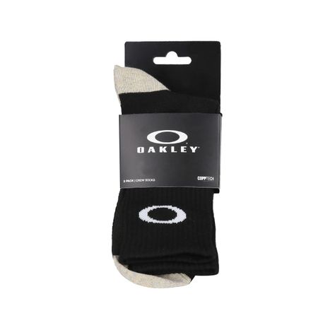 Calcetines Oakley Hombre 3 Pack Long Negro-0