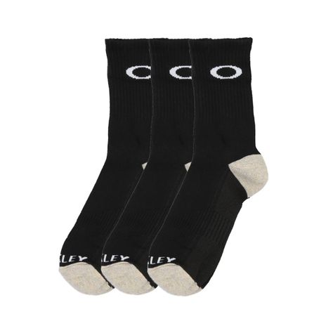 Calcetines Oakley Hombre 3 Pack Long Negro-1
