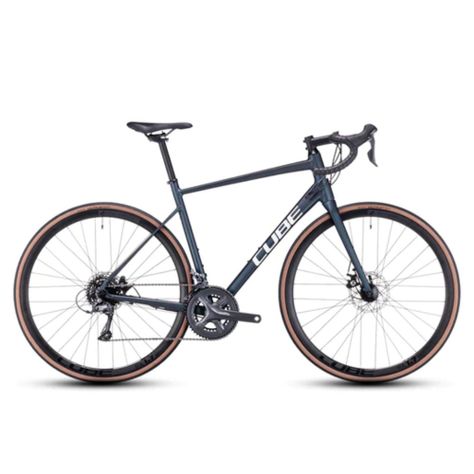 Bicicleta Ruta Cube Attain Deepblue´N´White 53 Cm/ S-0