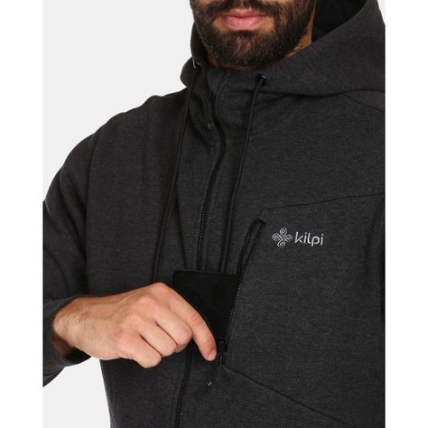 Poleron Hombre PREDA-M Negro Kilpi-4
