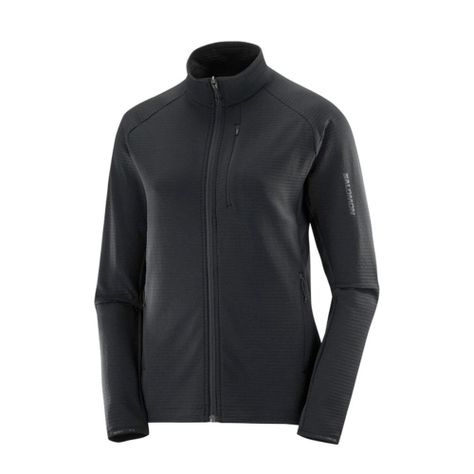 Polerón Mujer Essential Ltwarm Fz W Negro Salomon-5