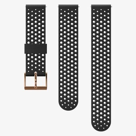 Correa Silicona 20 Ath1 Sil Stp Bk/Cop S+M Suunto-0
