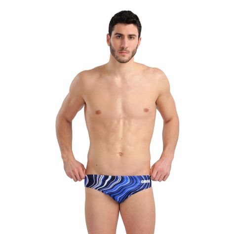 Zunga Hombre Briefs Marbled  Azul Arena-0
