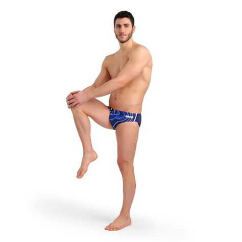 Zunga Hombre Briefs Marbled  Azul Arena-6