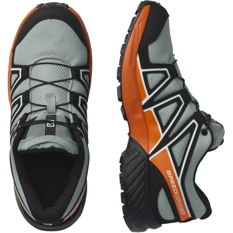 Zapatilla Niño Speedcross Gris Salomon-2