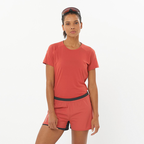 Polera Mujer Cross Run Ss Tee W Na Salomon-1