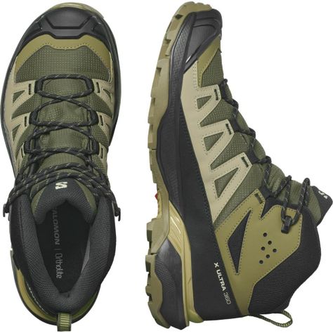 Zapatilla Hombre X Ultra 360 Mid Gtx Verde Salomon-4