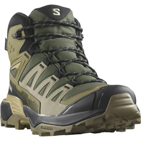 Zapatilla Hombre X Ultra 360 Mid Gtx Verde Salomon-1