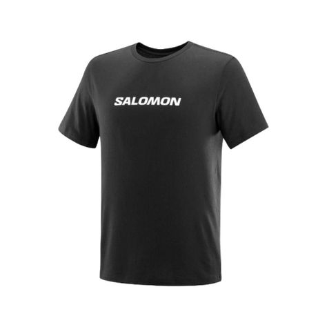 Polera Hombre Logo Perf Negro Salomon-0