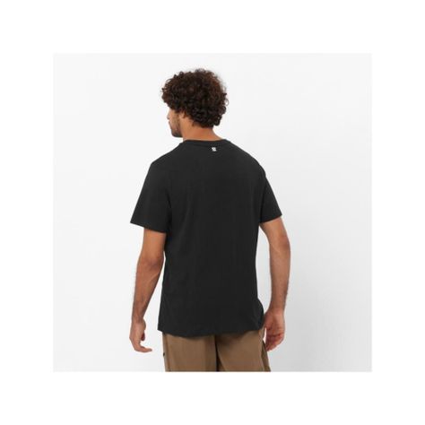 Polera Hombre Logo Perf Negro Salomon-1