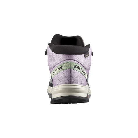 Zapatilla Mujer Outrise Mid Gtx W Gris claro Salomon-3