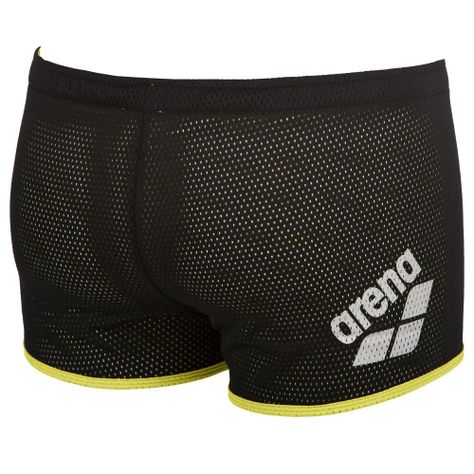 Short Hombre Entrenamiento Square Cut Negro Arena-1