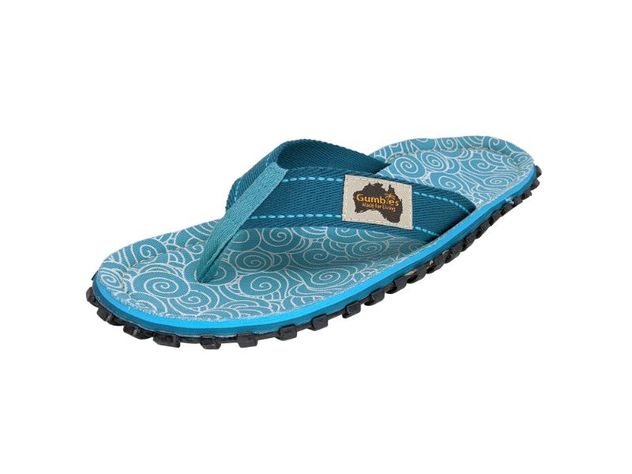 Sandalia Mujer Íslander Flip-Flop Azul Gumbies-1