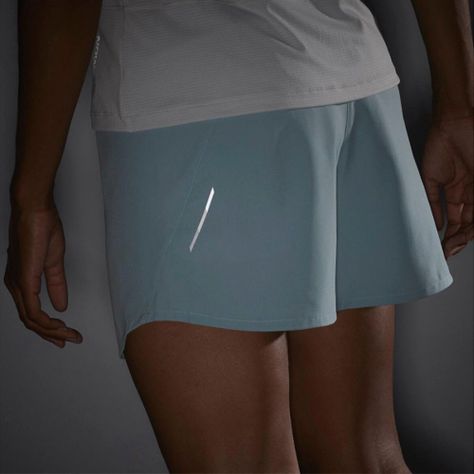 Shorts Mujer Cross 5" Short W Azul Salomon-4