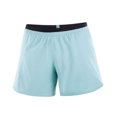 Shorts Mujer Cross 5" Short W Azul Salomon-5