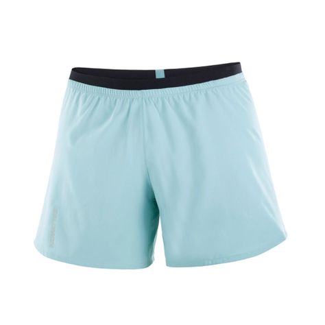 Shorts Mujer Cross 5" Short W Azul Salomon-6
