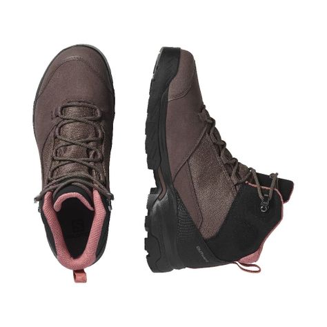 Zapatilla Mujer Outward Gore-Tex Marrón Salomon-4